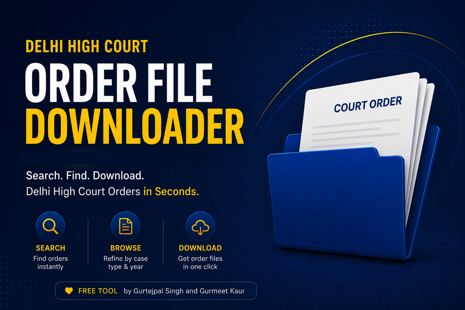 Delhi High Court Order file downloader
