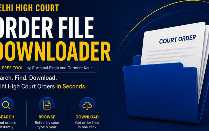Delhi High Court Order file downloader